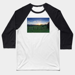 Foothills Sunset Baseball T-Shirt